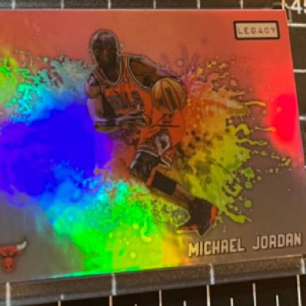 Michael Jordan Legacy Color Blast Refractor Sealed Encased